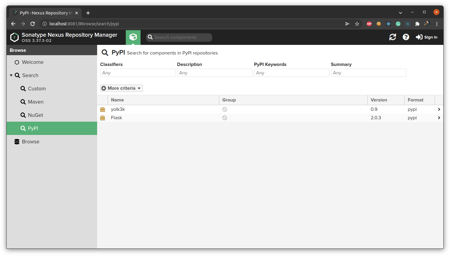 Nexus Repo
